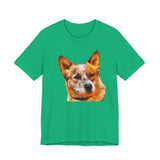 Red Heeler - Australian Cattle Dog Unisex Jersey Short Sleeve Tee