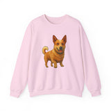Red Heeler #2 - Unisex 50/50 Crewneck Sweatshirt