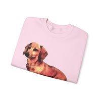 Dachshund 'Simone' Unisex 50/50 Crewneck Sweatshirt