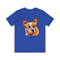 Red Heeler - Australian Cattle Dog Unisex Jersey Short Sleeve Tee