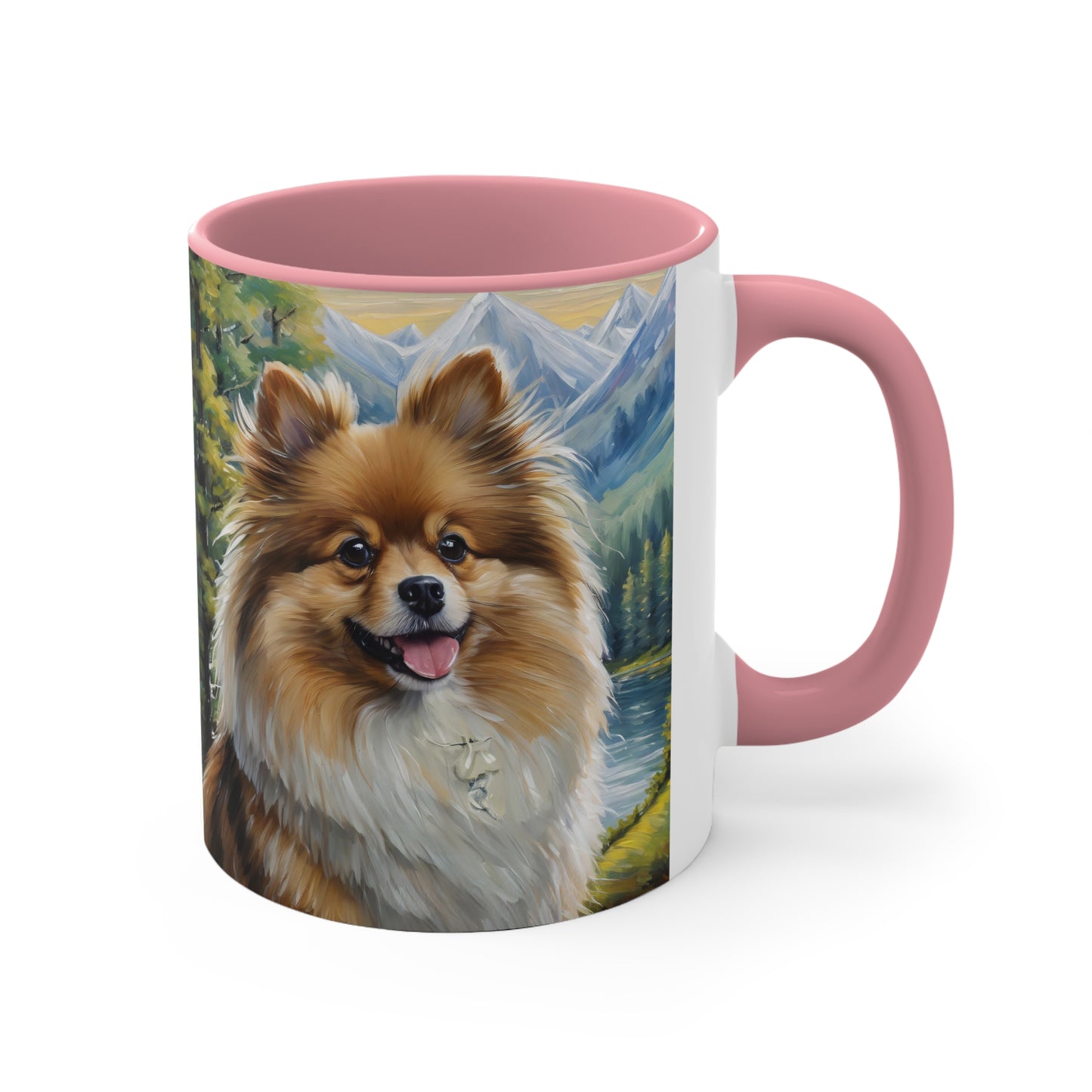 German Spitz 11oz Ceramic Accent Mug