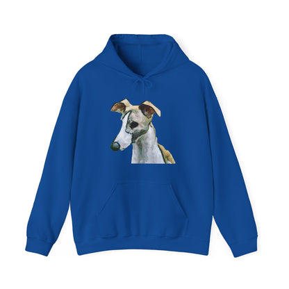 Whippet Unisex 50/50 Hoodie