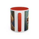 Labradoodle  =- Ceramic Accent Mug - 2 Sizes