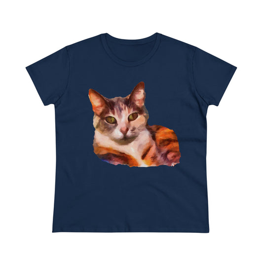Cat "Smidget" Women's Midweight Cotton Tee