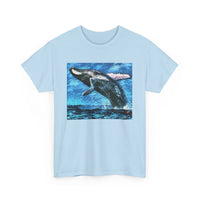 Humpback Whale Unisex Heavy Cotton Tee