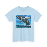 Humpback Whale Unisex Heavy Cotton Tee