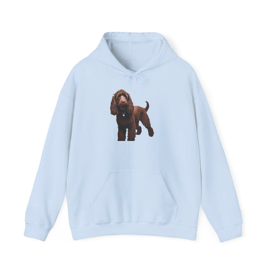 Irish Water Spaniel Unisex 50/50 Hooded Sweatshirt