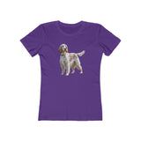 English Setter #4 - Women's Slim Fit Ringspun Cotton Tee