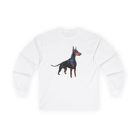 Doberman Pinscher Unisex Classic Cotton Long Sleeve Tee