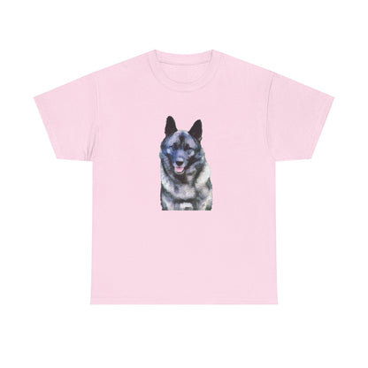 Norwegian Elkhound Unisex Heavy Cotton Tee by DoggyLips™