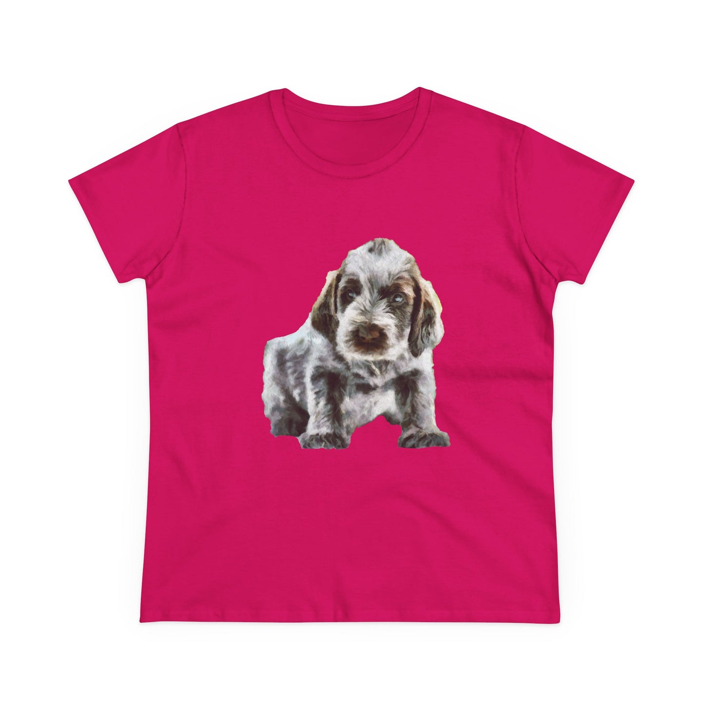 Spinone Italiano Women's Midweight Cotton Tee
