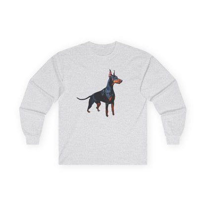 Doberman Pinscher Unisex Classic Cotton Long Sleeve Tee