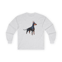 Doberman Pinscher Unisex Classic Cotton Long Sleeve Tee