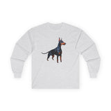 Doberman Pinscher Unisex Classic Cotton Long Sleeve Tee