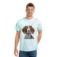 German Wirehaired Pointer Classic Tie-Dye Tee, Cyclone