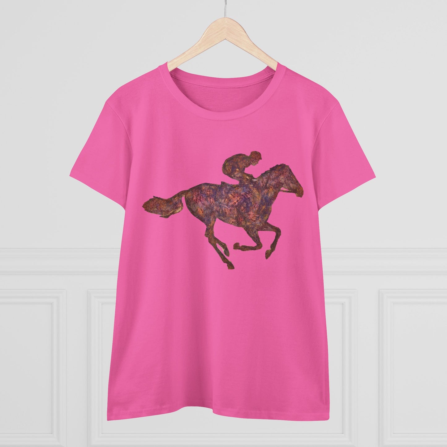 Race Horse Women's Midweight Cotton Tee
