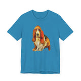 Basset Hound 'Lautrec' Unisex Jersey Short Sleeve Tee
