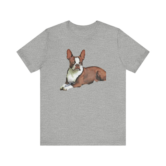 Boston Terrier 'Seely' Unisex Jersey Short Sleeve Tee