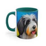 Polish Lowland Sheepdog - Accent - Ceramic Coffee Mug, 11oz