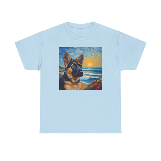 German Shepherd Puppy Classic Heavy Cotton Tee