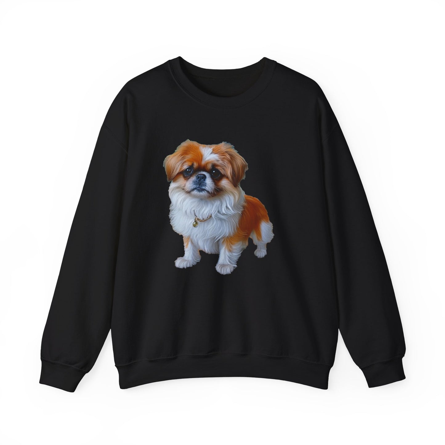 Pekingese Puppy 50/50 Crewneck Sweatshirt