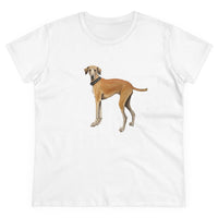 Sloughi - Arabian Greyhound - Women's Midweight Cotton Tee