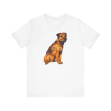 Charming Border Terrier 'Andrew' Unisex Tee