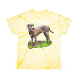 Blue Lacy Unisex Cotton Tie-Dye Tee, Cyclone