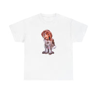 German Short Hair Pointer 'Benny' Unisex Heavy Cotton Tee