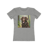 Curly-Coated Retriever - Women's Slim Fitted Ringspun Cotton Tee