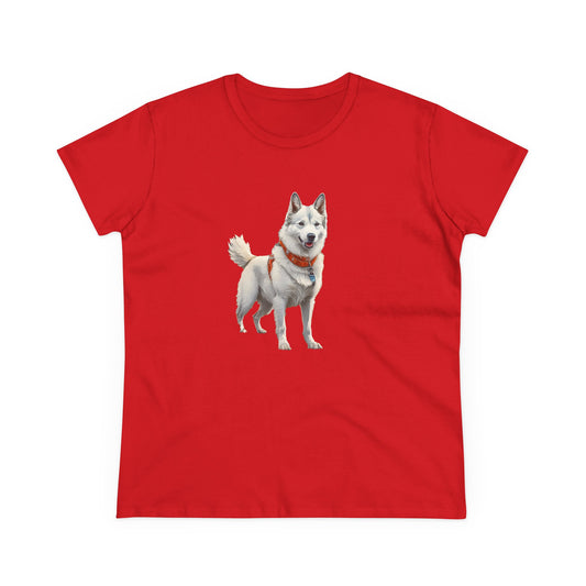 Yakutian Laika  Women's Midweight Cotton Tee