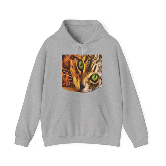 Wide-eye Cat - Unisex 50/50 Hoodie