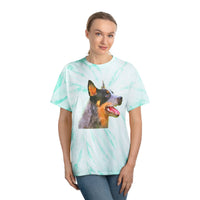 Blue Heeler - 'Percy' Unisex Cotton Tie-Dye Tee, Cyclone