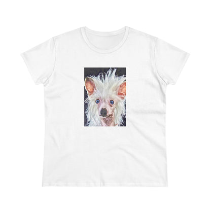 Chinese Crested - Women's Midweight Cotton Tee