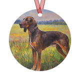 Plott Hound Metal Ornaments