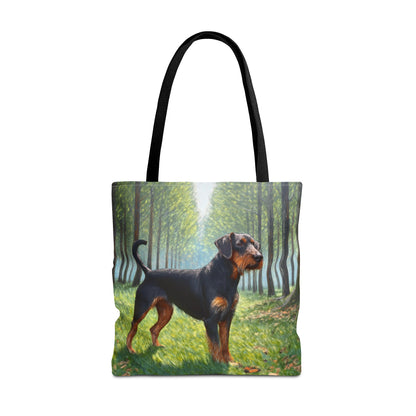 Jagdterrier Polyester Tote Bag: A Hunter's Companion