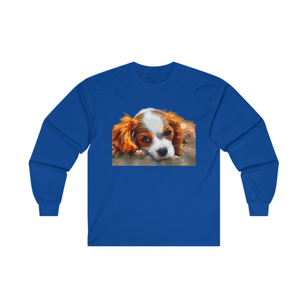 Cavalier King Charles Spaniel Unisex Cotton Long Sleeve Tee