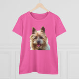 Cairn Terrier 'Toto' Women's Midweight Cotton Tee
