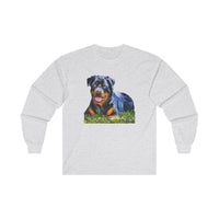 Rottweiler 'Lina' Unisex Cotton Long Sleeve Tee