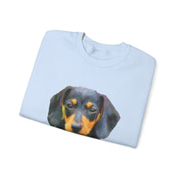 Dachshund 'Doxie #2' Unisex 50/50  Crewneck Sweatshirt