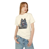 Keeshond  -  Unisex Garment-Dyed Heavyweight Cotton Tee