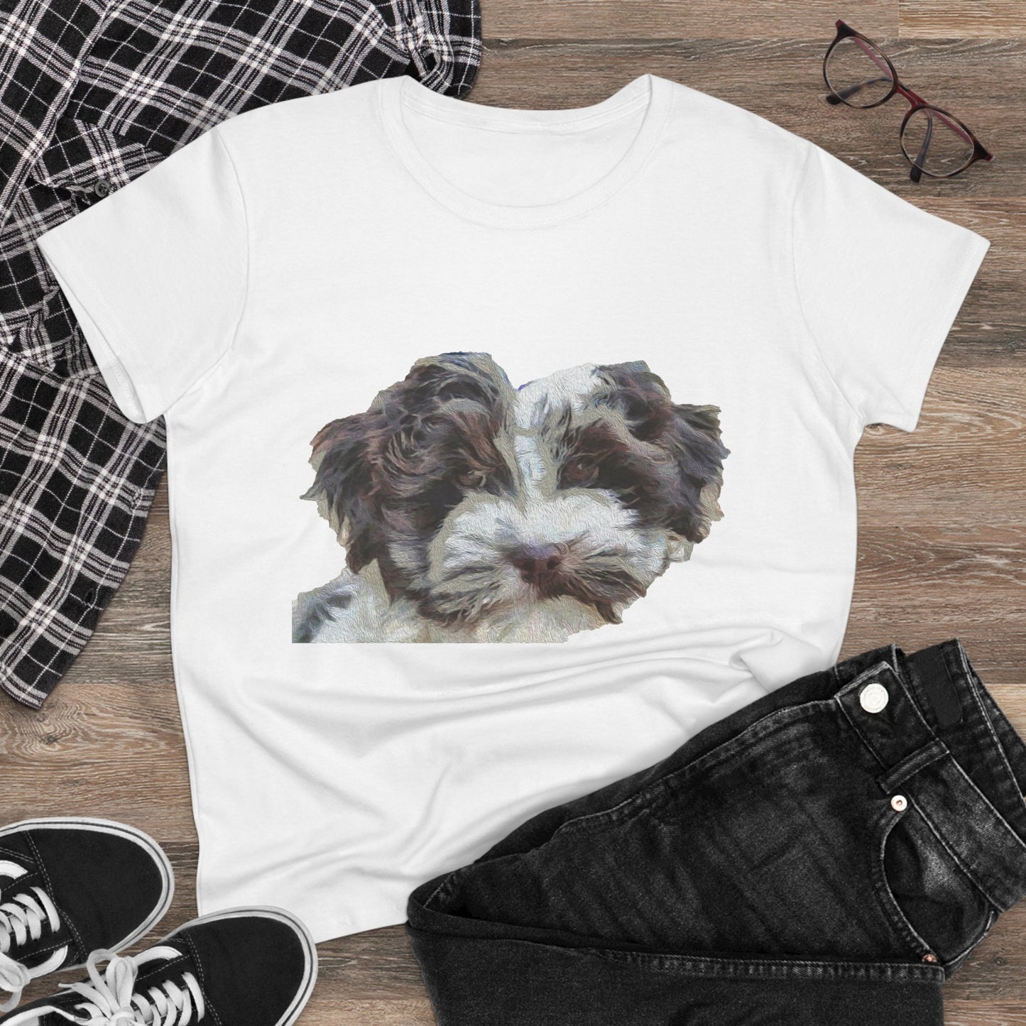 Havaneese 'Fideo' Women's Midweight Cotton Tee