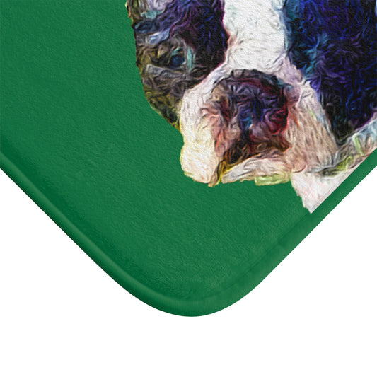 Boston Terrier 'Skipper' Bathroom Rug Mat