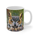Great Horned Owl 'Hooty' Ceramic Mug 11oz