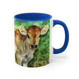 Jersey Calf Accent Coffee Mug, 11oz