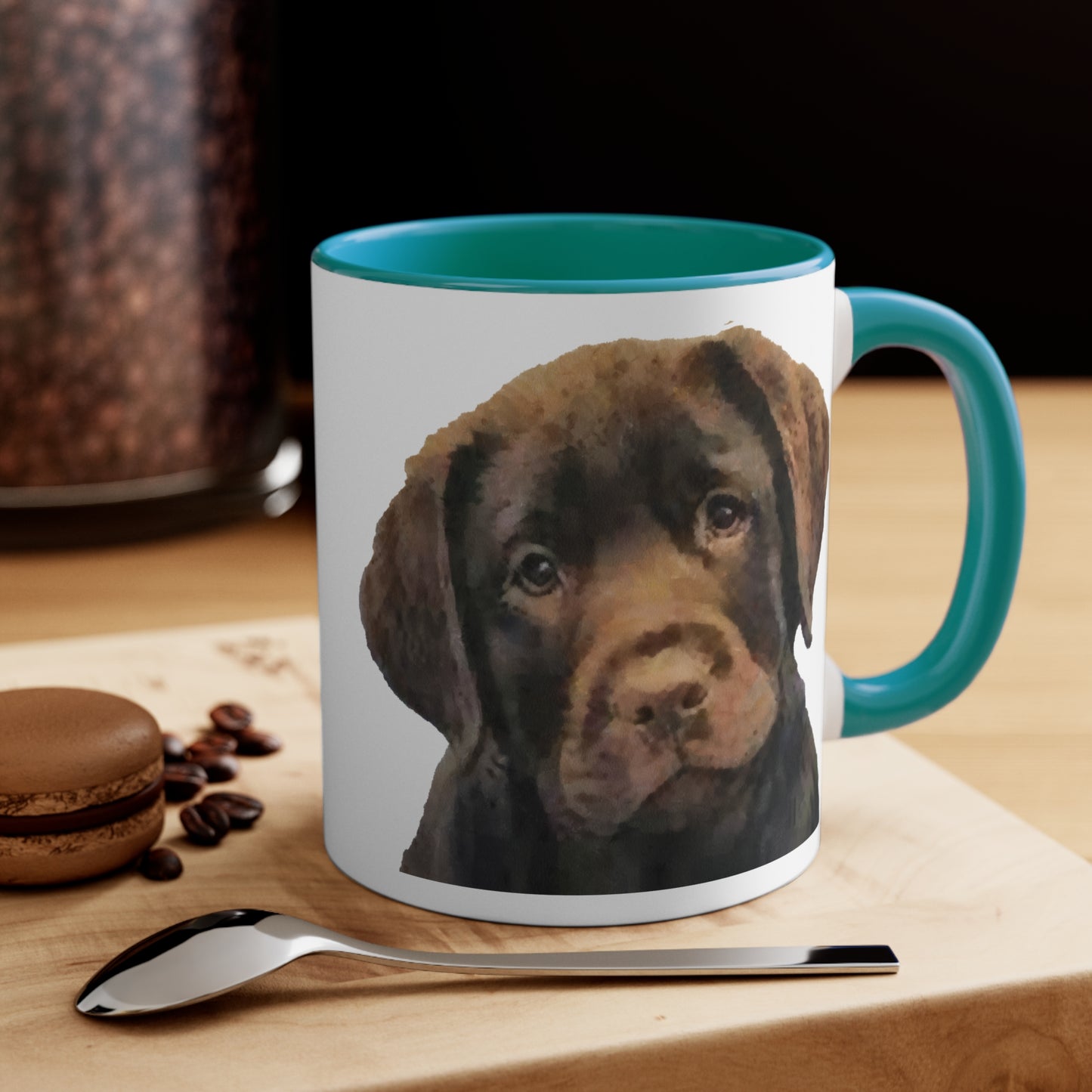 Chocolate Labrador Retriever - Accent Coffee Mug, 11oz