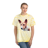 Basenji Unisex Cotton Tie-Dye Tee, Cyclone