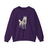 Yakutian Laika - Unisex 50/50  Crewneck Sweatshirt