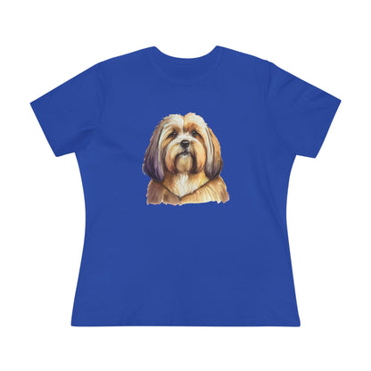 Lhasa Apso Women's Relaxed Fit Cotton Tee