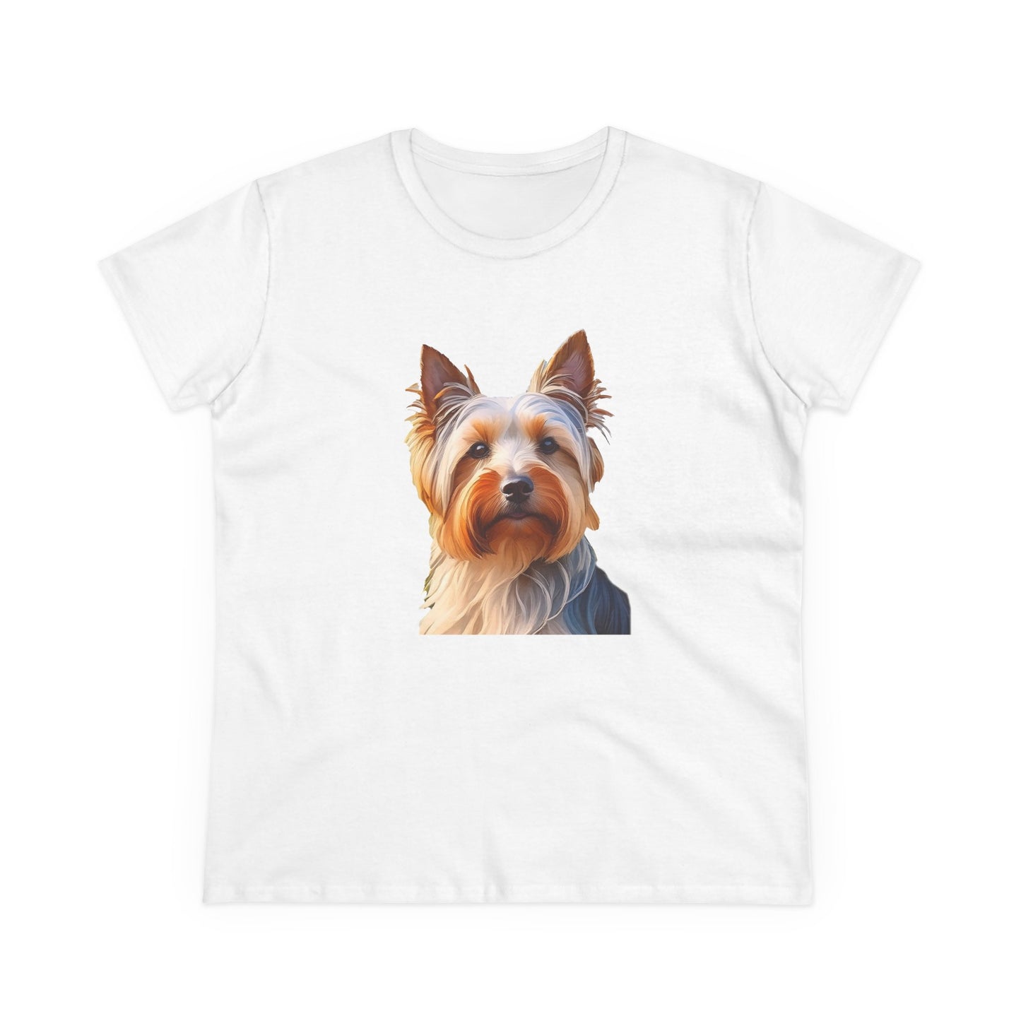 Silky Terrier Women's Midweight Cotton Tee